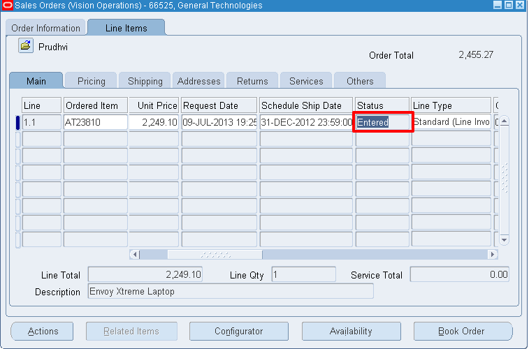 back to back order process in oracle apps