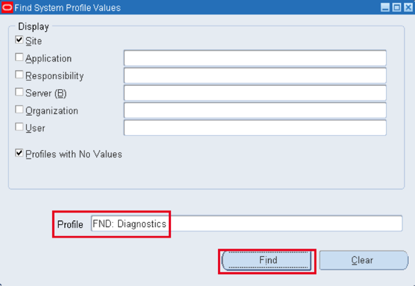 OAF FND Diagnostics